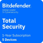 Bitdefender Total Security 2025 | 5 Devices | 1 Year