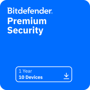 Bitdefender Premium Security - 10 Devices - 1 Year