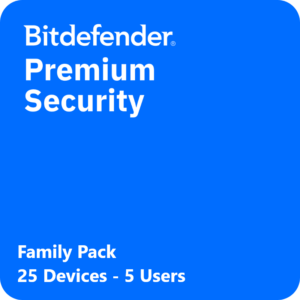 Bitdefender Premium Security - Family Pack - 25 Devices