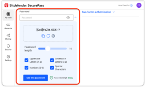 Secur Pass Password Generator